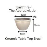 Earthfire – The Abbraaiviation Ceramic Table Top Braai - Image 3