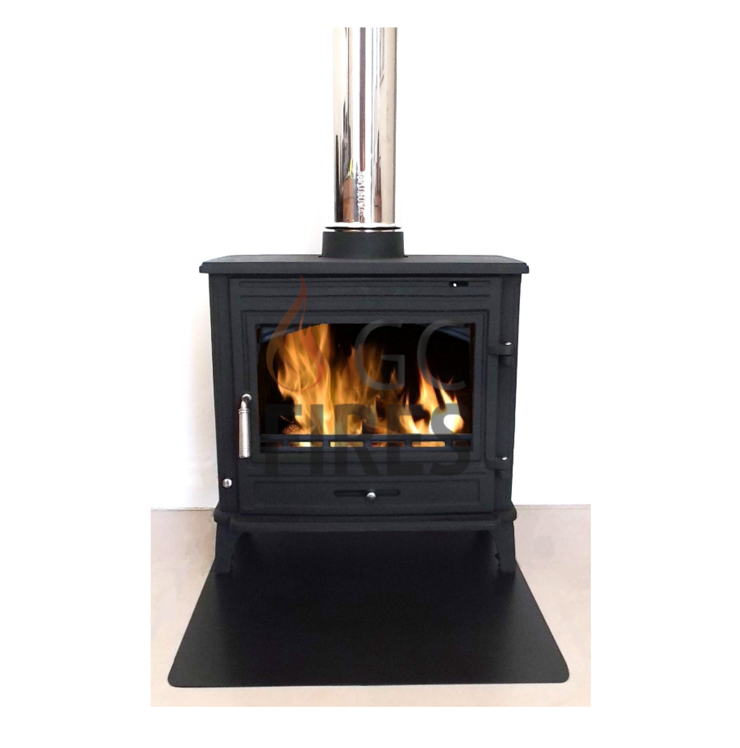 GC-Fires-Black-metal-floor-plate-small-large-tempered-safety-glass-closed-combustion-fireplace-installation-flue-kits-and-accessories-2-1 Black metal floor plate small (600x800mm) - Image 1