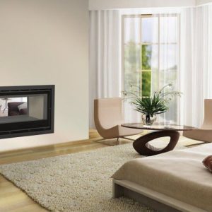 Bellido 100 Double Sided Built-in Fireplace