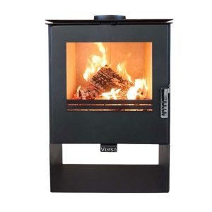 Euro Rheia 8-10kW Freestanding Fireplace