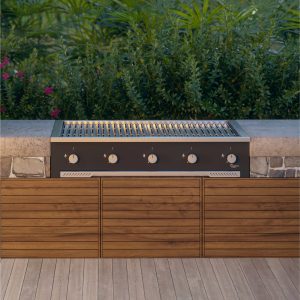 Northern Flame 1150mm 5-Burner Gas Insert / Tabletop Braai
