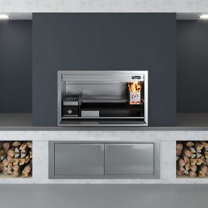 Northern Flame 1200 Stainless Steel Wood & Gas Combo Braai