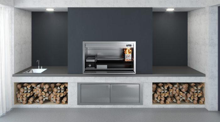 Northern Flame 1200 Stainless Steel Wood & Gas Combo Braai - Image 1