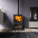 SAfire Heeta 600 Timberbox Log Base Wood Fireplace