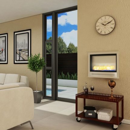 Chad-O-Chef - Hanging gas fireplace