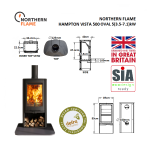 Northern Flame Hampton Vista 500 Oval