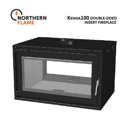 Northern Flame Kenna 100 Double-sided Built-in