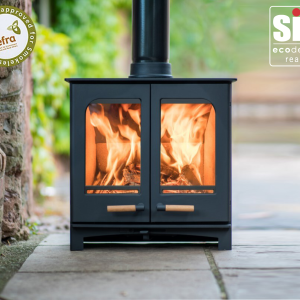 Northern Flame Panoramic Twin Door 7kw Freestanding Fireplace