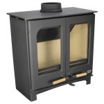 Northern Flame Panoramic Twin Door