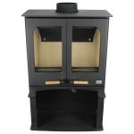 Northern Flame Panoramic Twin Door With Stand