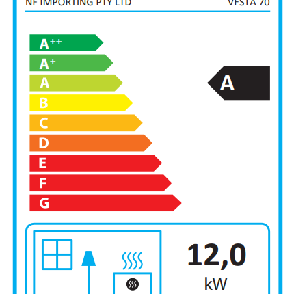 Northern Flame Vesta 70 Freestanding