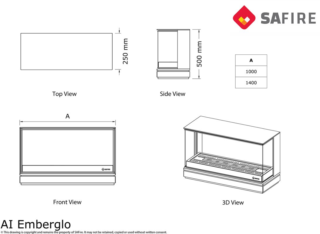 SAFire - A.I. Emberglo WallArt