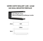 SAFire – Canto WallArt Gas Fireplace