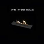 SAFire – Drop-in Cleanburn Gas Burner Black