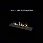 SAFire – Drop-in Cleanburn Gas Burner Black