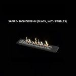 SAFire – Drop-in Cleanburn Gas Burner Black