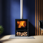 SAfire Heeta 600 Log Base Wood Fireplace