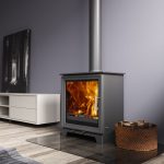 SAfire Heeta 600 Timberbox Log Base Wood Fireplace
