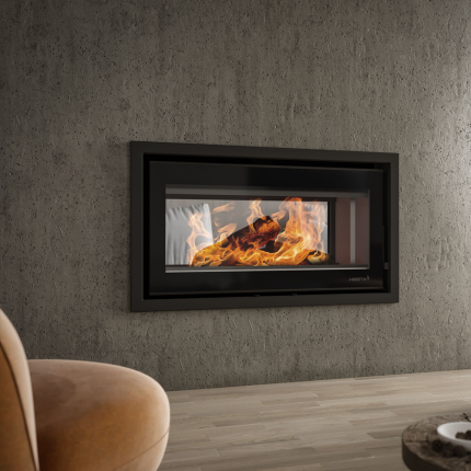 SAfire Heeta 950 Double Sided Wood Fireplace Insert