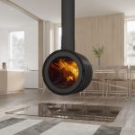 SAfire Heeta Pureview 70 Double Sided Wood Fireplace