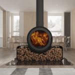 SAfire Heeta Pureview 70 Wood Fireplace