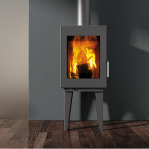 Carbel - Maia Slim with V-board 11KW Freestanding Fireplace