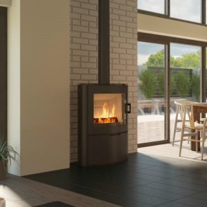 Kratki AB/S/2 12KW Freestanding Fireplace