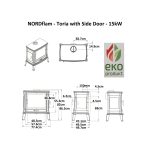 NORDflam - Toria with Side Door