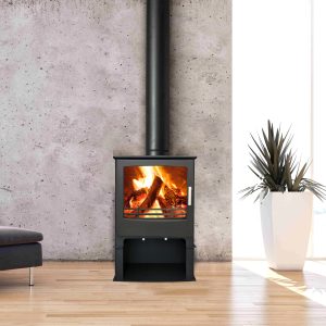 Sentinel Ottawa Square 8 with Log Stand 8.4KW Freestanding Fireplace