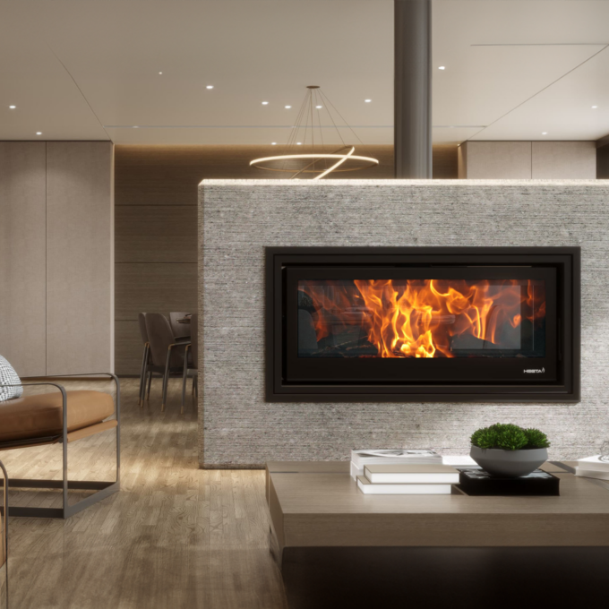 Safire Heeta 1200 Double-sided Wood-burning Insert
