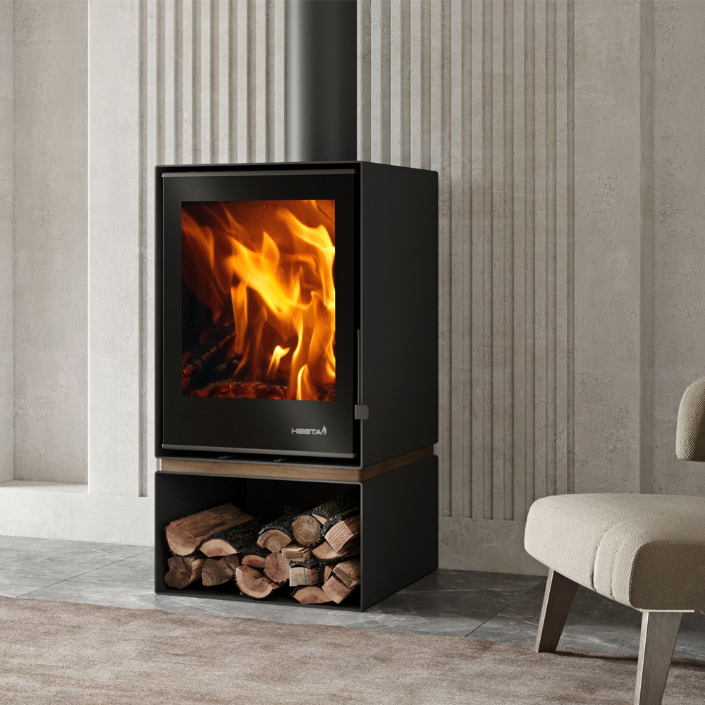 Safire Heeta 500 Oakley Freestanding Wood Fireplace