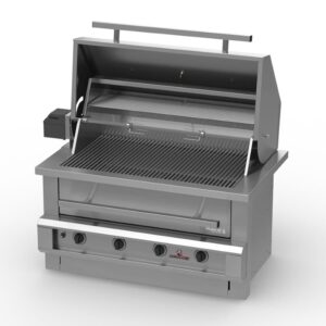 Chad-O-Chef 4 Burner Hybrid Rotisserie Dome Complete