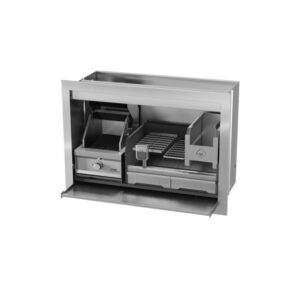 SAFire Pyro Built-in Combo Braai Stainless Steel