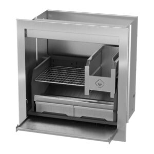 SAFire Pyro Built-in Wood Braai Stainless Steel