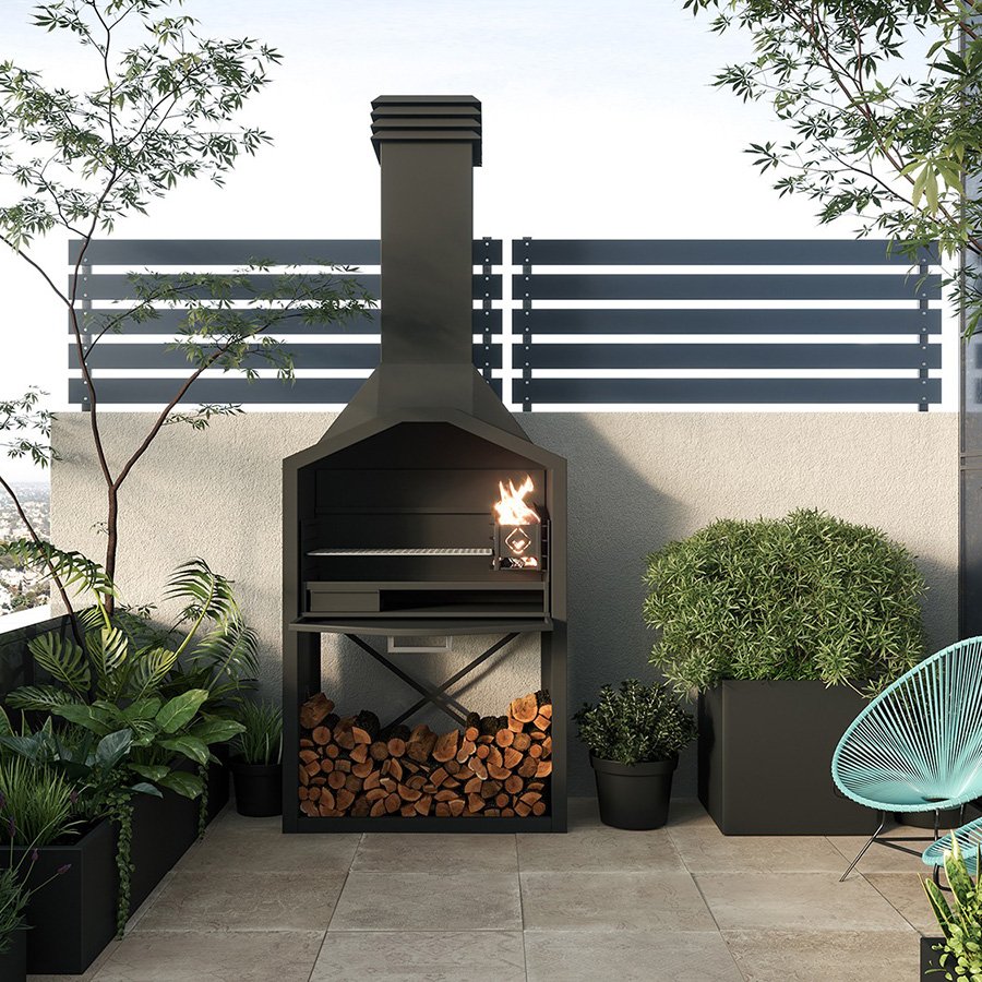 SAFire Wedgetail Wood Braai Freestanding