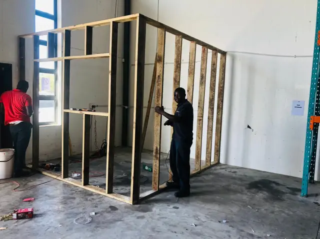 Office renovations project photo