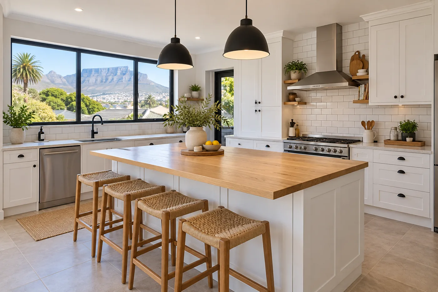 Example of a finished kitchen renovation